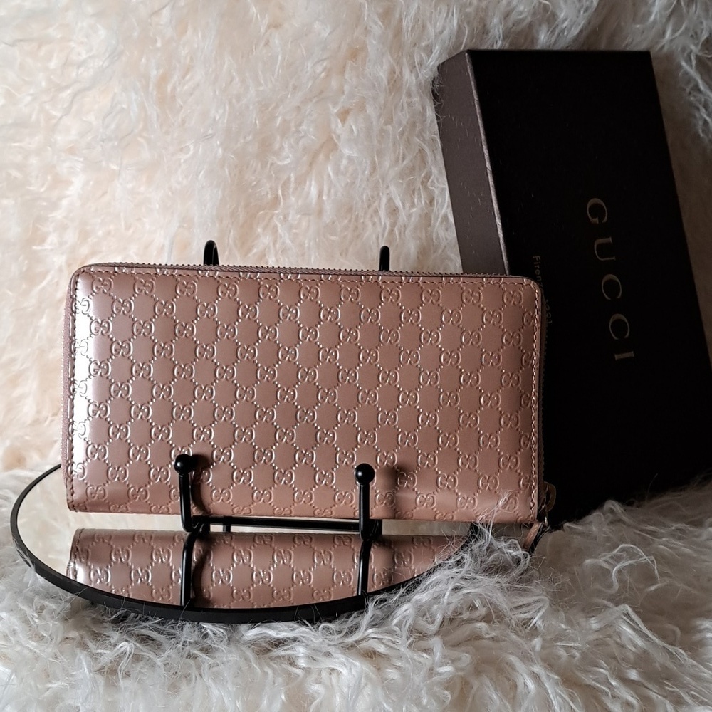 Gucci Micro Guccissima Bow Wallet EUC - Picture 7 of 17